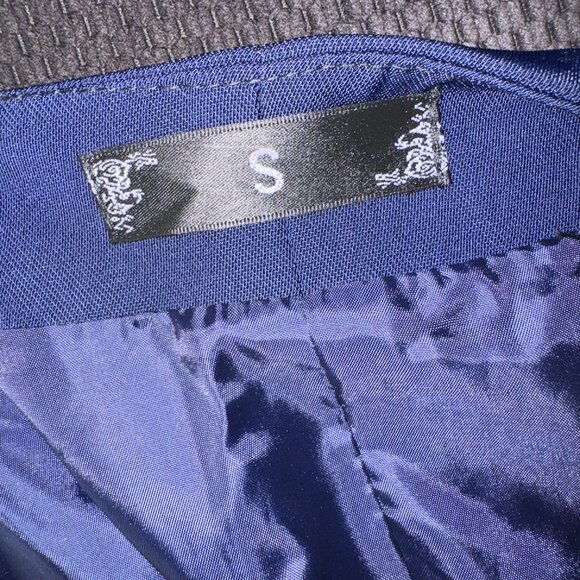 Women’s Front Button Blazer Vest Navy Size Small - Picture 8 of 8